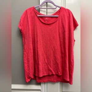 J.Jill women’s scoop neck slub tee